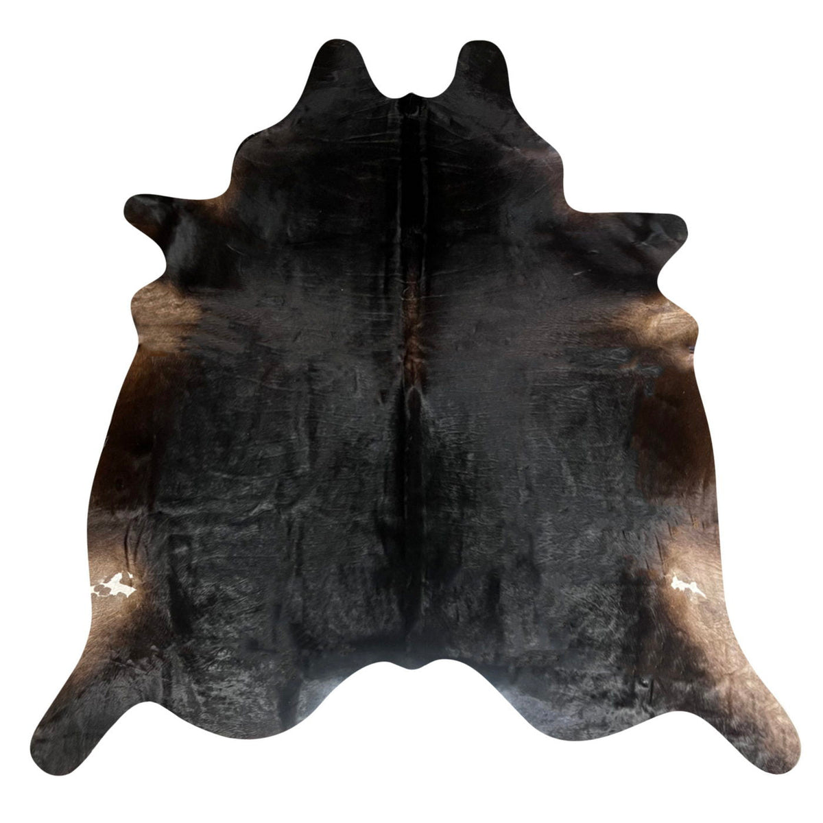 Natural Brazilian Cowhide Rug -  Espresso  