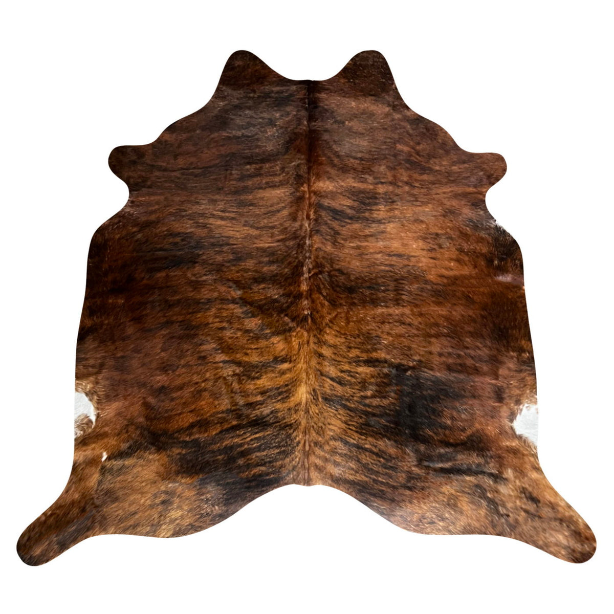 Natural Brazilian Cowhide Rug -  Mocha & Espresso