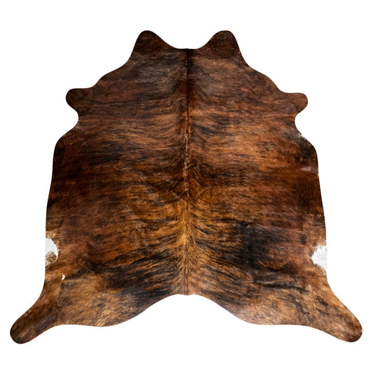 Natural Brazilian Cowhide Rug -  Mocha & Espresso