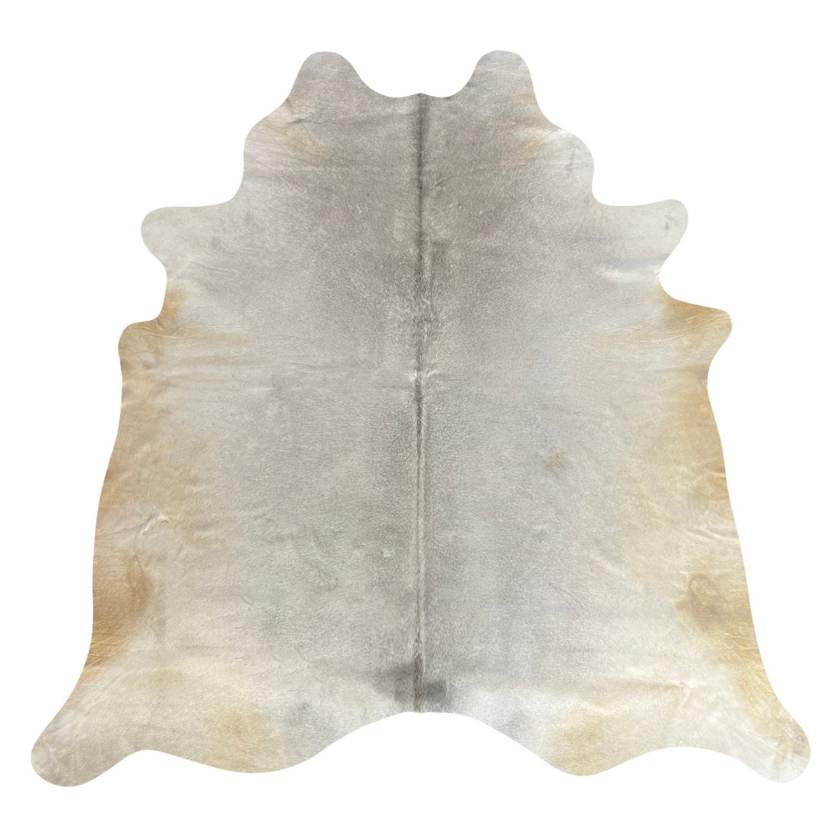 Natural Brazilian Cowhide Rug -  Taupe & Caramel