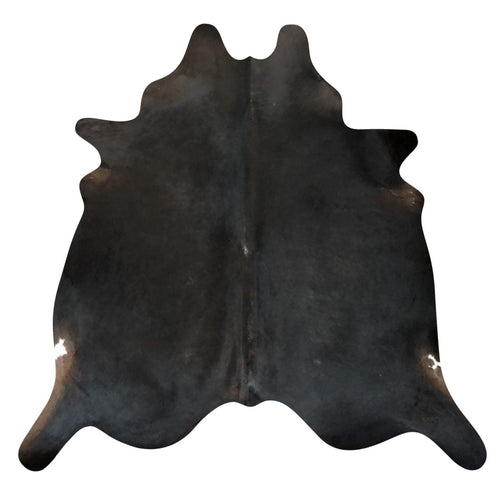 Natural Brazilian Cowhide Rug -  Espresso & Ivory