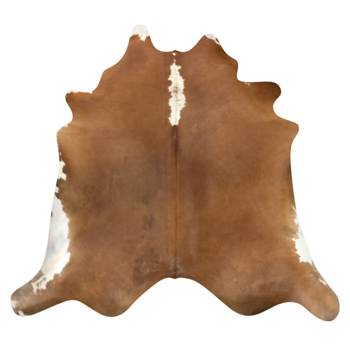 Natural Brazilian Cowhide Rug -  Mocha & Ivory