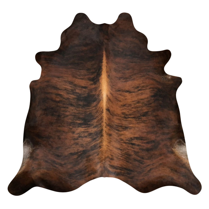 Natural Brazilian Cowhide Rug -  Mocha, Espresso & Caramel