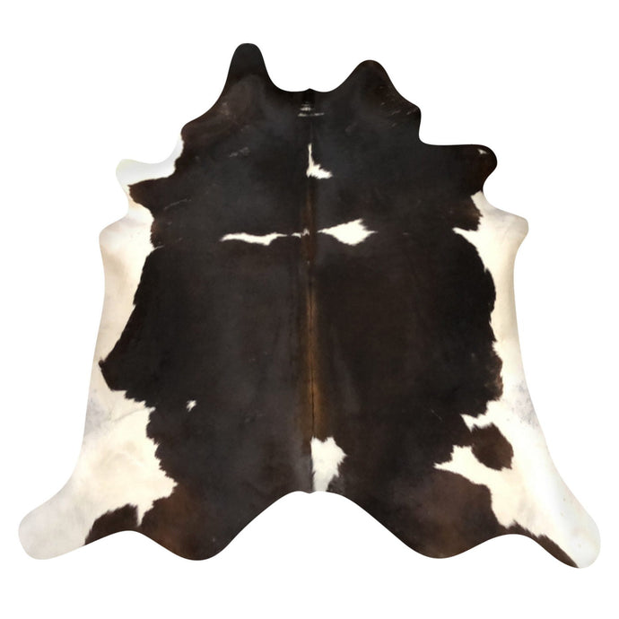 Natural Brazilian Cowhide Rug -  Espresso, Ivory & Mocha