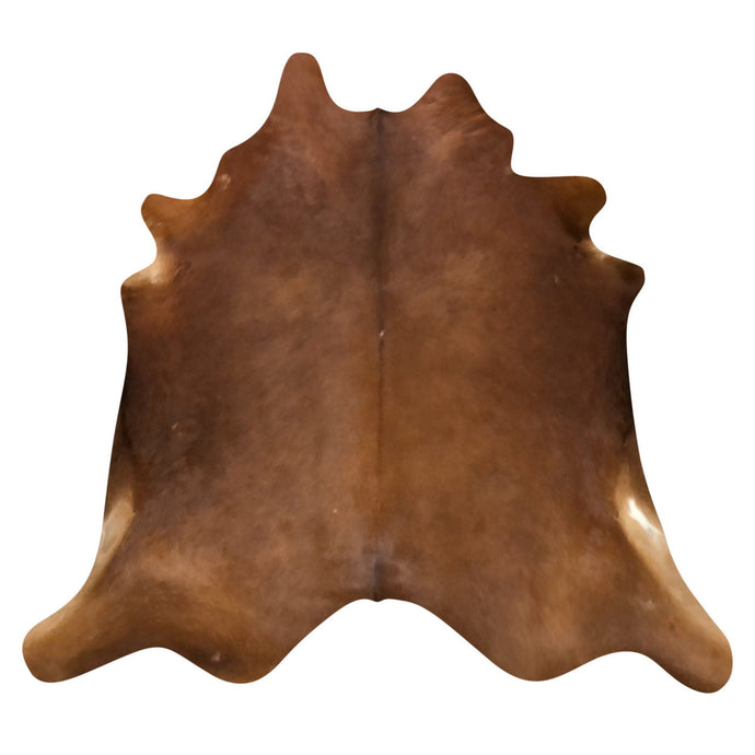 Natural Brazilian Cowhide Rug -  Mocha & Ivory