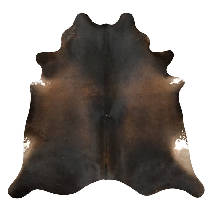 Natural Brazilian Cowhide Rug -  Espresso, Mocha & Ivory