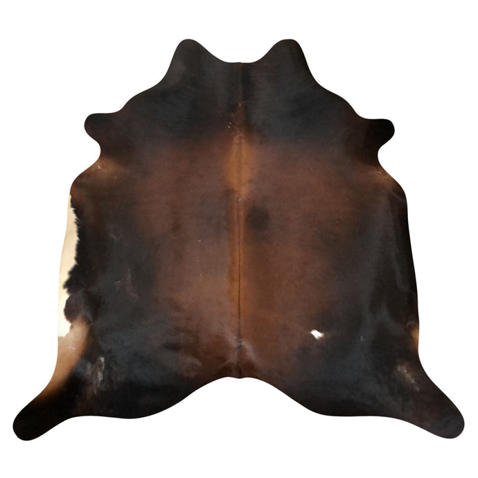 Natural Brazilian Cowhide Rug -  Mocha, Espresso & Ivory