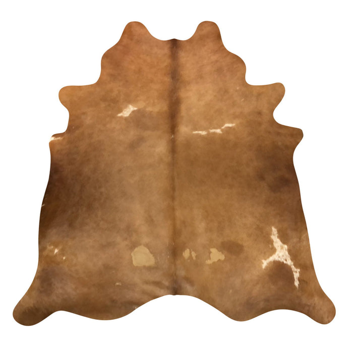 Natural Brazilian Cowhide Rug -  Mocha & Ivory