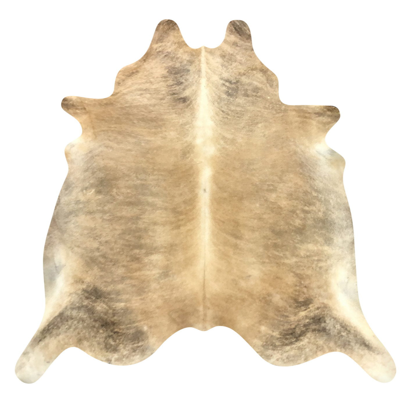 Natural Brazilian Cowhide Rug -  Caramel, Taupe & Ivory