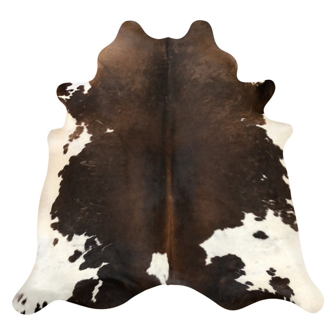 Natural Brazilian Cowhide Rug -  Chocolate, Ivory & Mocha