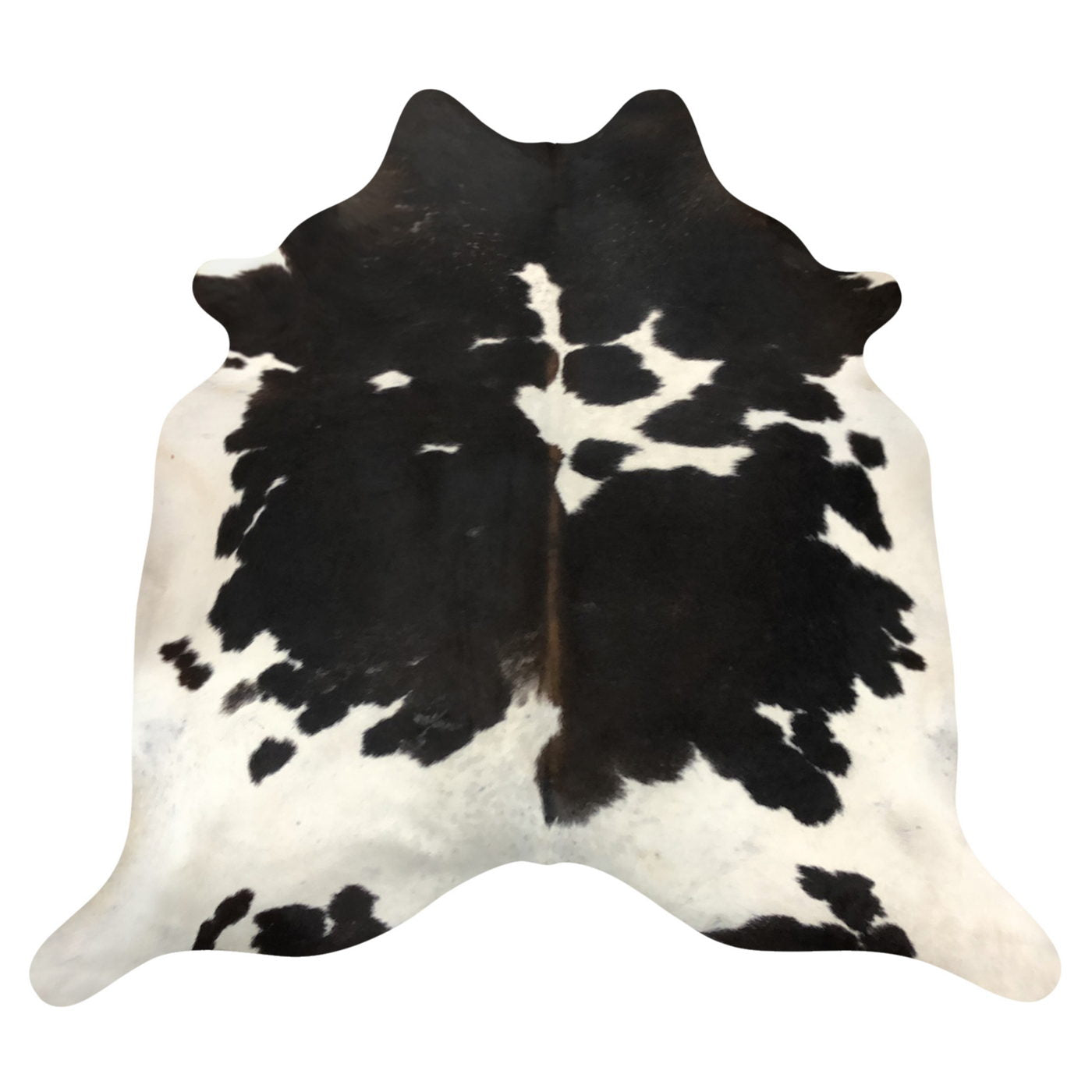 Natural Brazilian Cowhide Rug -  Espresso, Ivory & Mocha