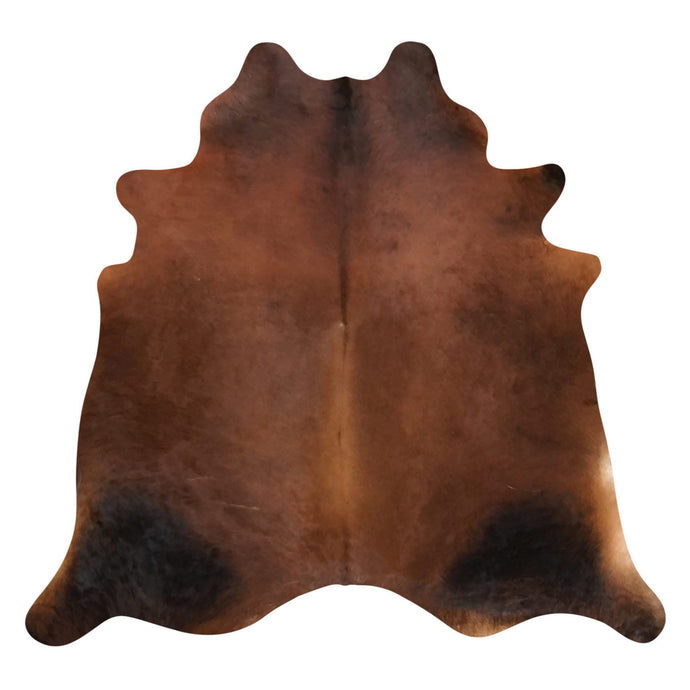 Natural Brazilian Cowhide Rug -  Mocha & Espresso