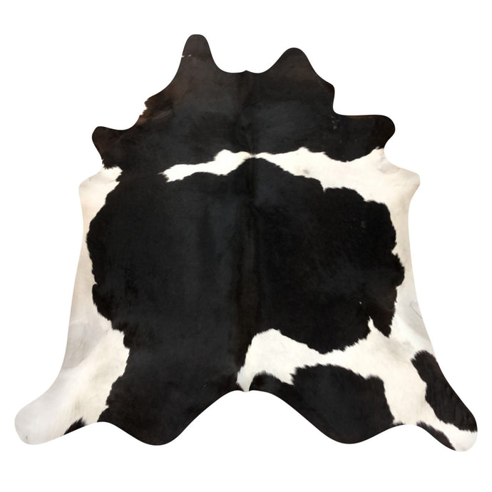 Natural Brazilian Cowhide Rug -  Espresso & Ivory