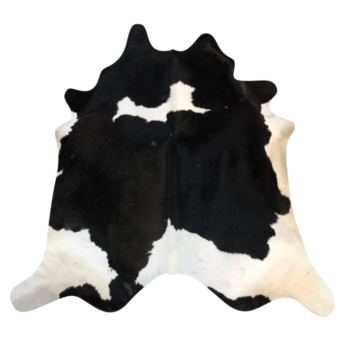 Natural Brazilian Cowhide Rug -  Espresso & Ivory