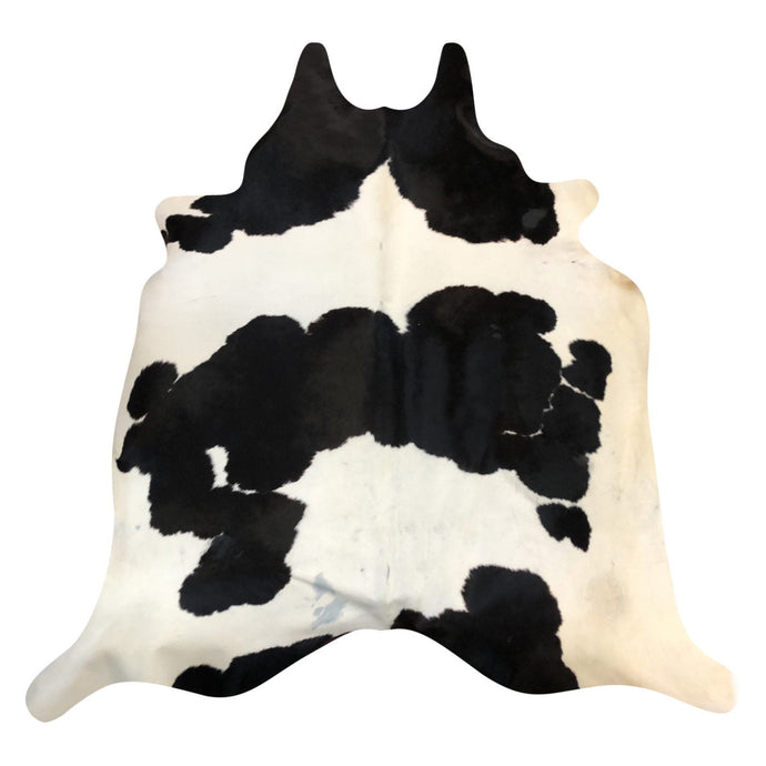 Natural Brazilian Cowhide Rug -  Espresso & Ivory