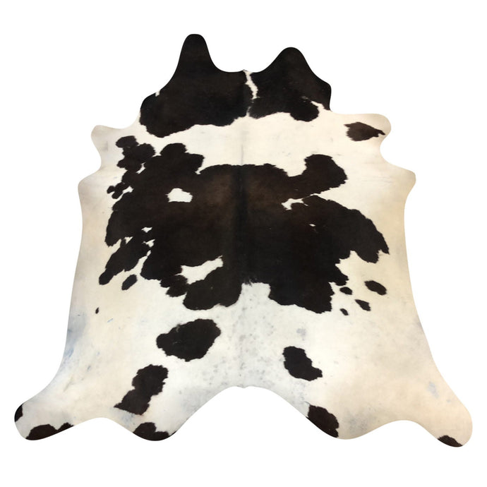 Natural Brazilian Cowhide Rug -  Espresso & Ivory