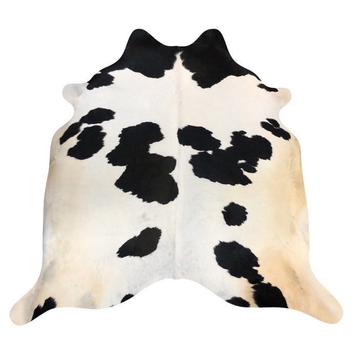 Natural Brazilian Cowhide Rug -  Espresso & Ivory