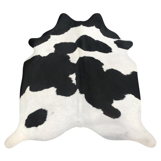 Natural Brazilian Cowhide Rug -  Espresso & Ivory