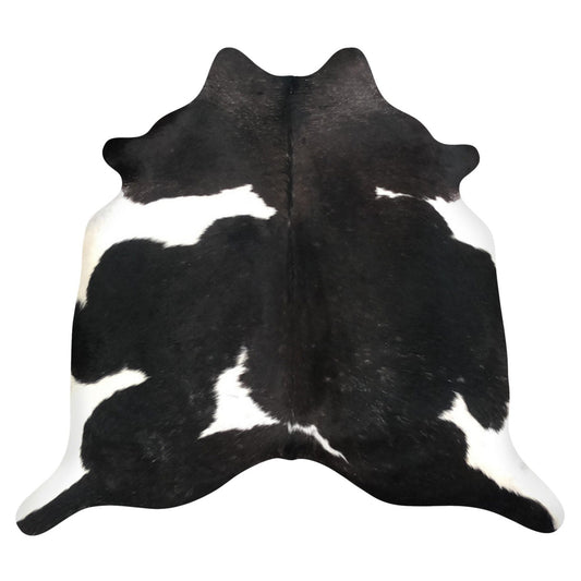 Natural Brazilian Cowhide Rug -  Espresso & Ivory