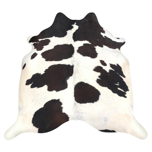 Natural Brazilian Cowhide Rug -  Espresso & Ivory