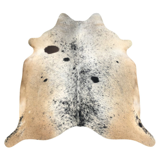 Natural Brazilian Cowhide Rug -  Espresso, Caramel & Ivory