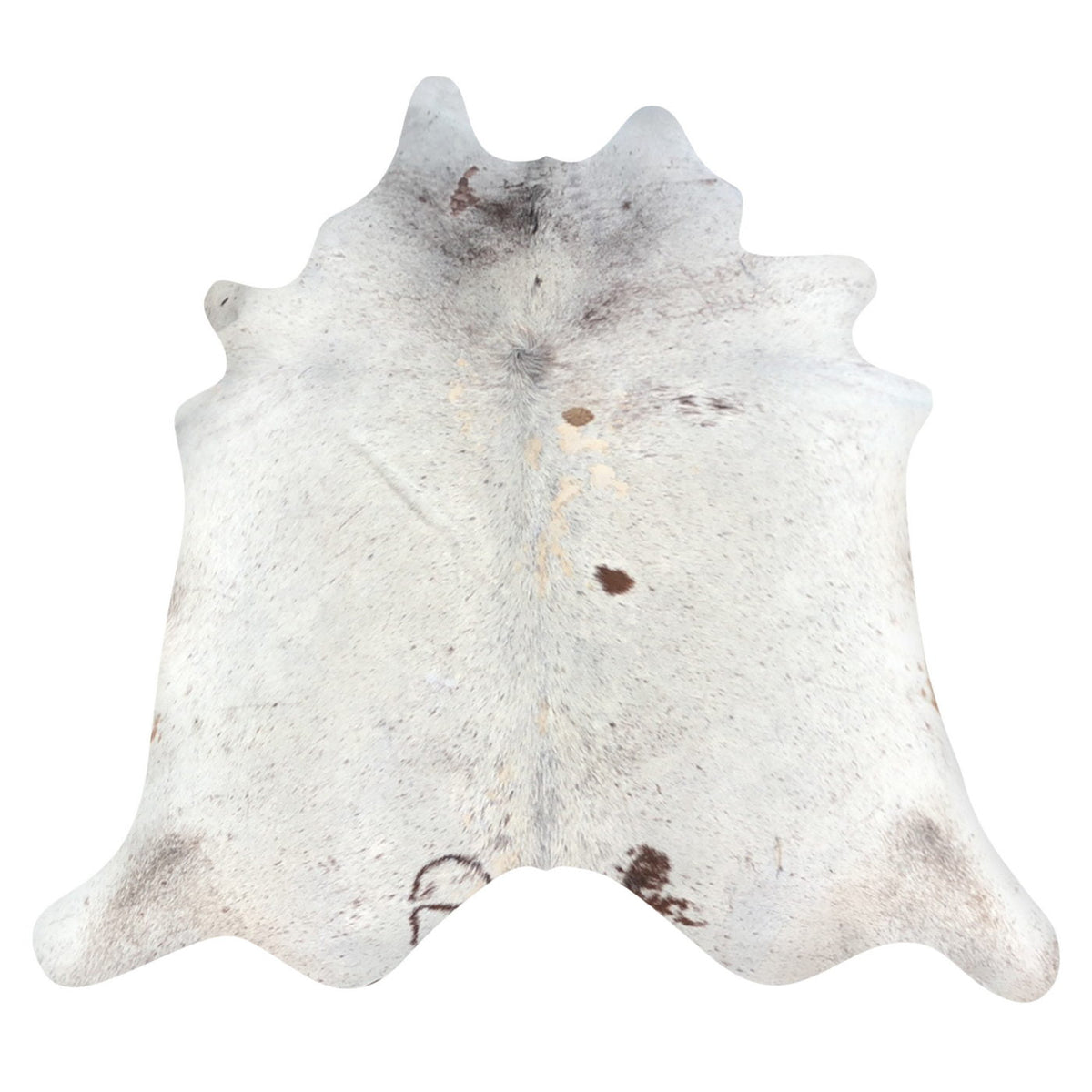 Natural Brazilian Cowhide Rug -  Ivory & Mocha
