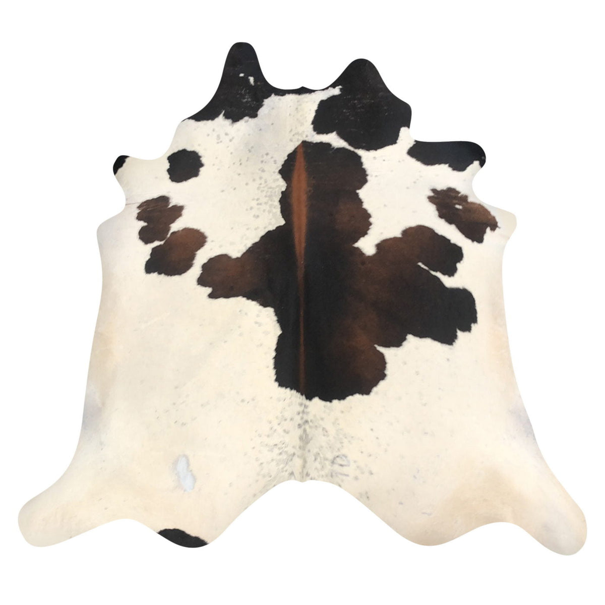 Natural Brazilian Cowhide Rug -  Beige, Mocha & Espresso
