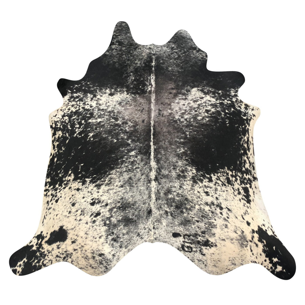 Natural Brazilian Cowhide Rug -  Espresso, Beige & Ivory