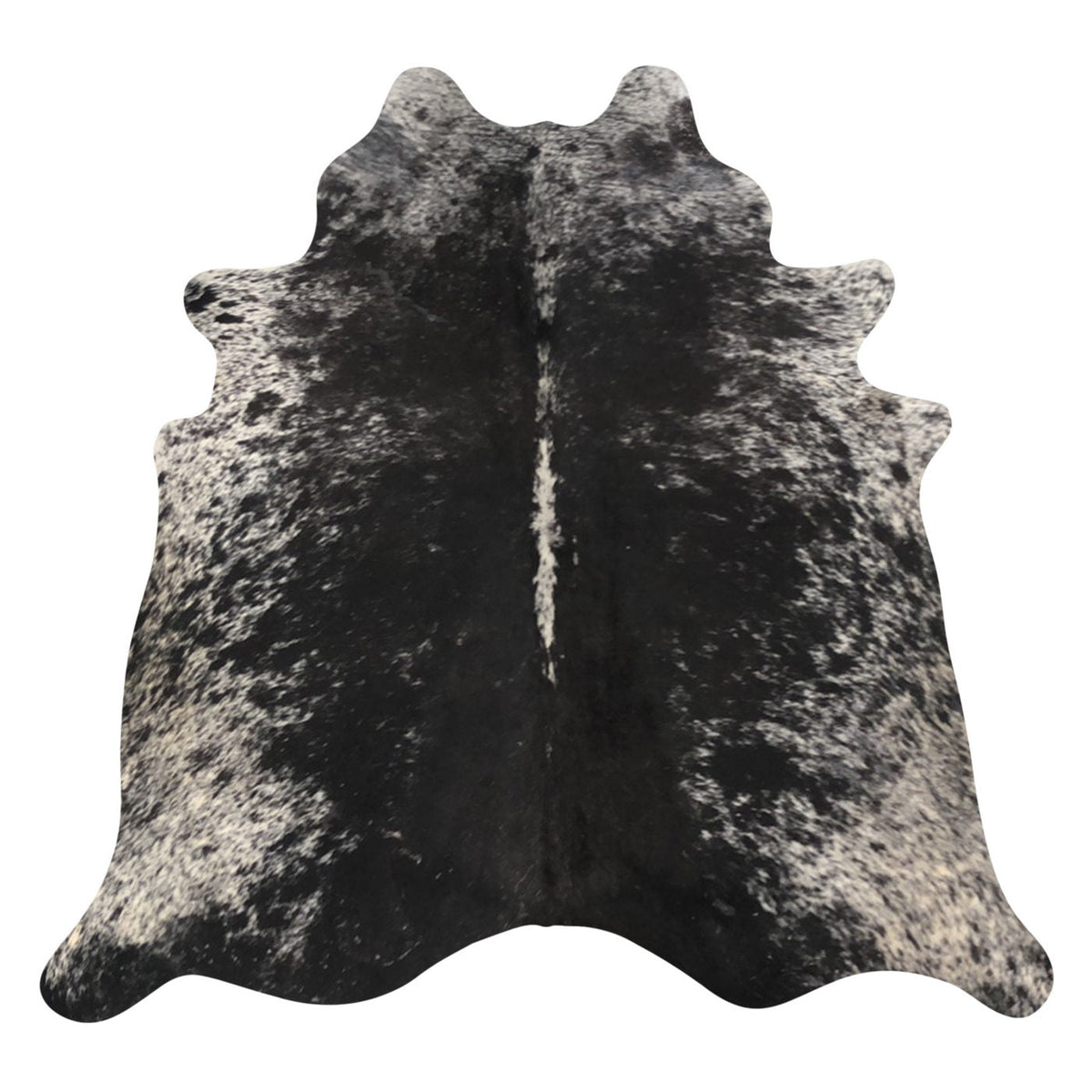 Natural Brazilian Cowhide Rug -  Espresso, Taupe & Ivory