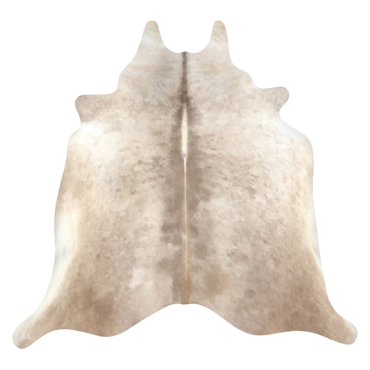 Natural Brazilian Cowhide Rug -  Caramel & Ivory