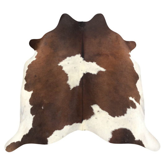 Natural Brazilian Cowhide Rug -  Mocha & Ivory