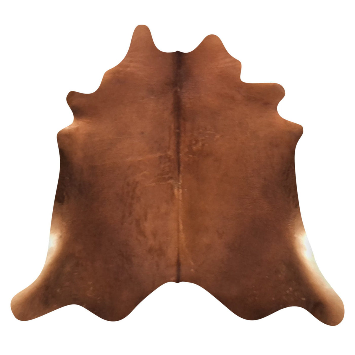 Natural Brazilian Cowhide Rug -  Mocha & Ivory