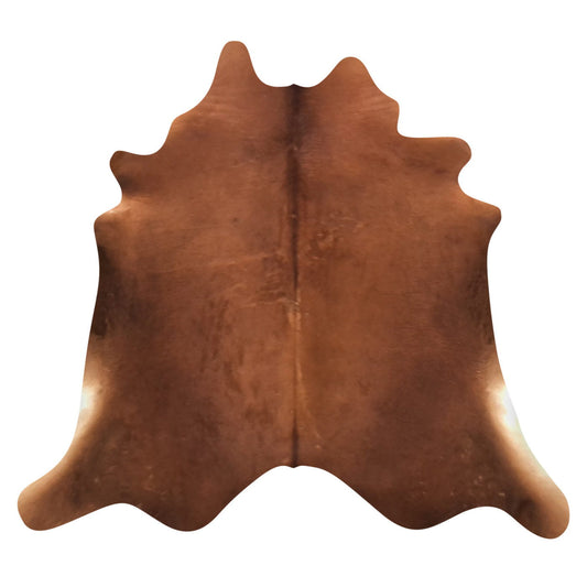 Natural Brazilian Cowhide Rug -  Mocha & Ivory