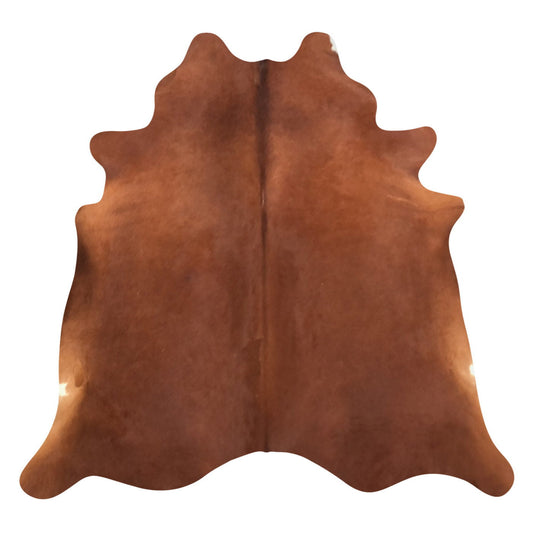 Natural Brazilian Cowhide Rug -  Mocha & Ivory