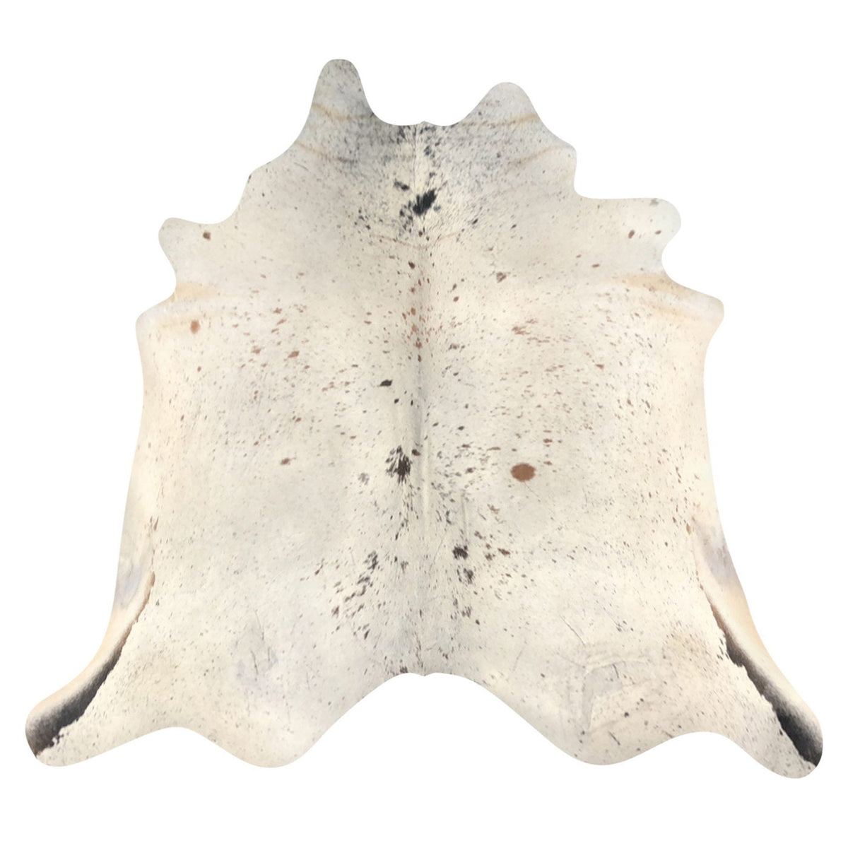 Natural Brazilian Cowhide Rug -  Ivory, Espresso & Mocha