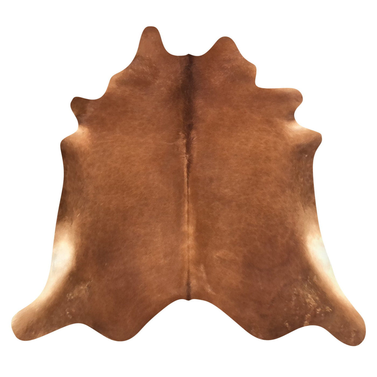 Natural Brazilian Cowhide Rug -  Mocha & Ivory