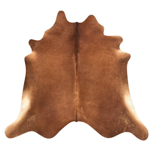 Natural Brazilian Cowhide Rug -  Mocha & Ivory
