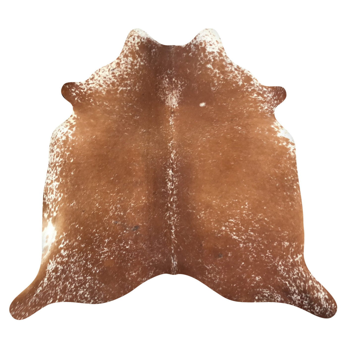 Natural Brazilian Cowhide Rug -  Mocha & Ivory