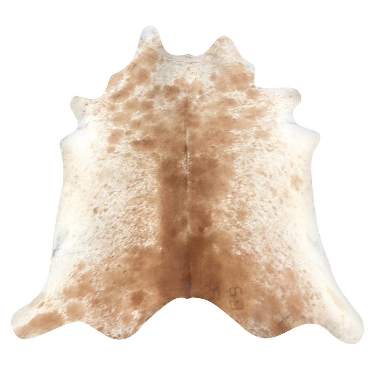 Natural Brazilian Cowhide Rug -  Mocha & Ivory