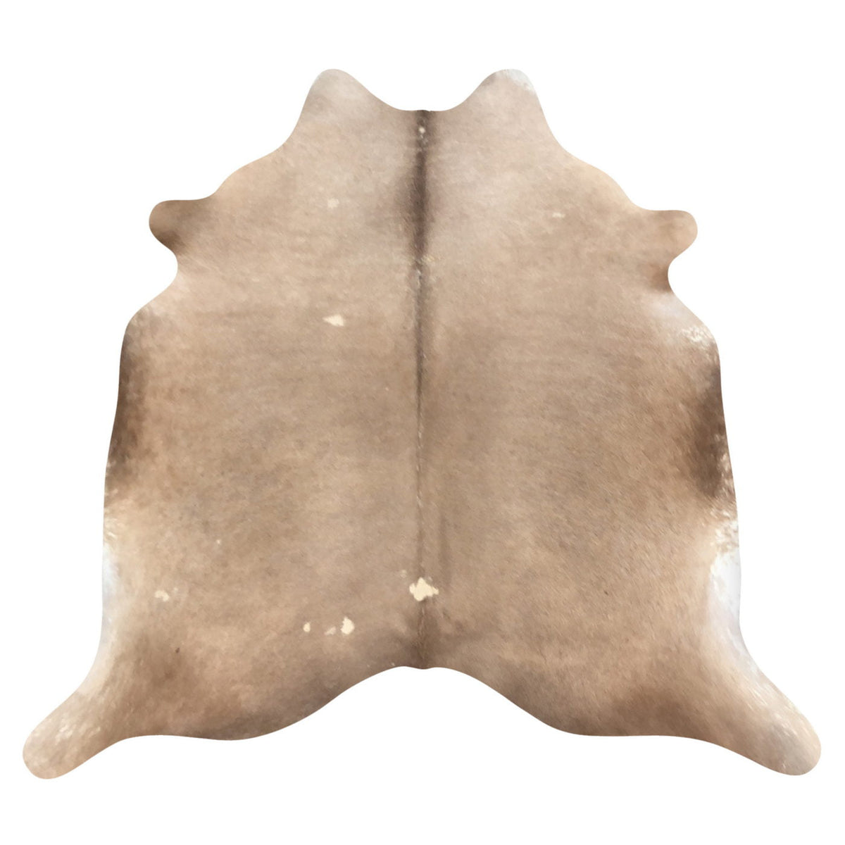 Natural Brazilian Cowhide Rug -  Caramel & Ivory