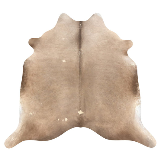 Natural Brazilian Cowhide Rug -  Caramel & Ivory