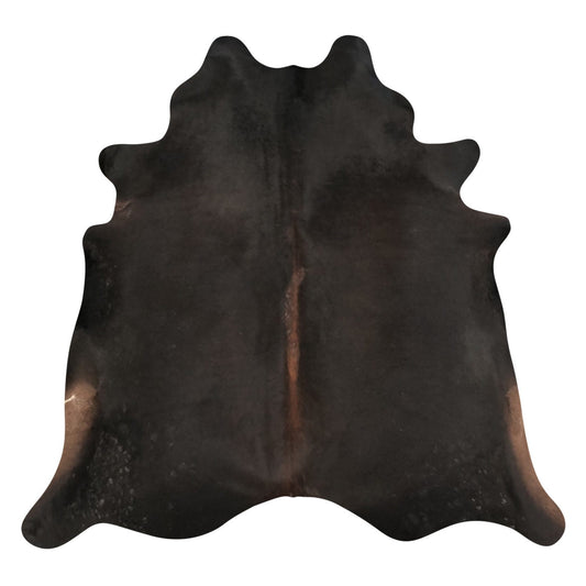 Natural Brazilian Cowhide Rug -  Espresso, Mocha & Ivory