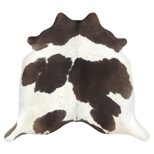Natural Brazilian Cowhide Rug -  Chocolate, Taupe & Ivory