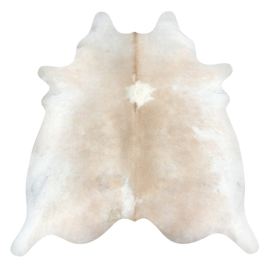 Natural Brazilian Cowhide Rug -  Beige & Ivory