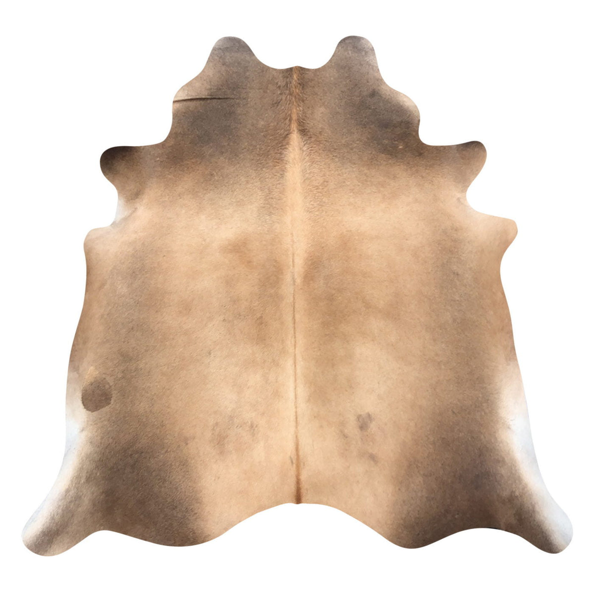 Natural Brazilian Cowhide Rug -  Caramel, Taupe & Ivory