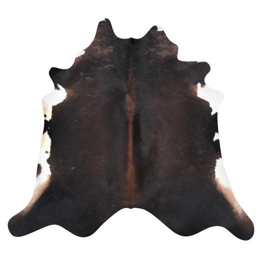 Natural Brazilian Cowhide Rug -  Espresso, Ivory & Mocha