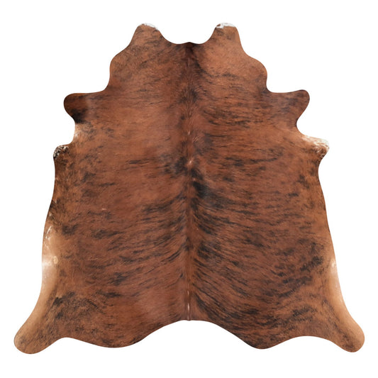 Natural Brazilian Cowhide Rug -  Mocha, Espresso & Ivory