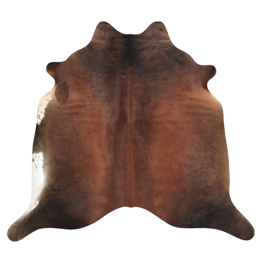 Natural Brazilian Cowhide Rug -  Mocha, Espresso & Ivory