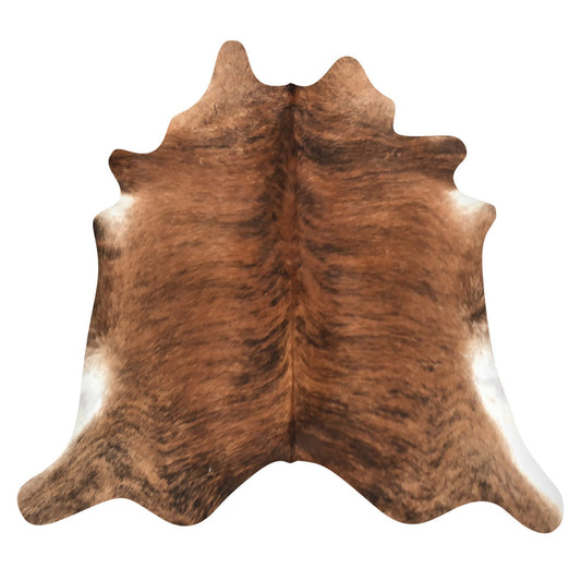 Natural Brazilian Cowhide Rug -  Mocha, Espresso & Ivory