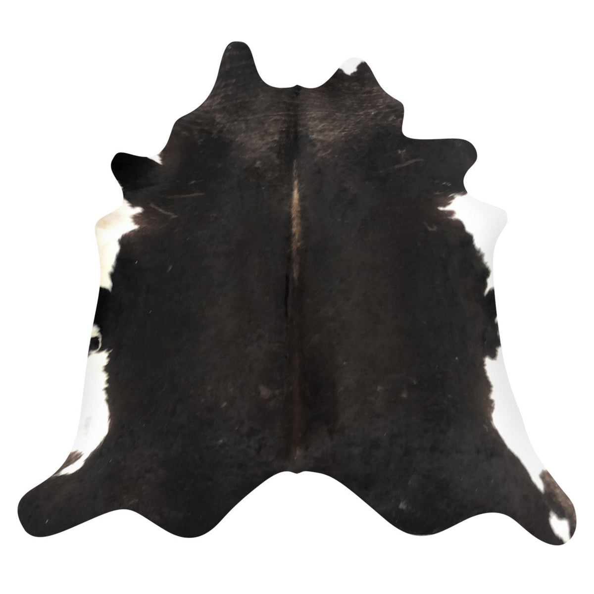 Natural Brazilian Cowhide Rug -  Espresso, Ivory & Caramel